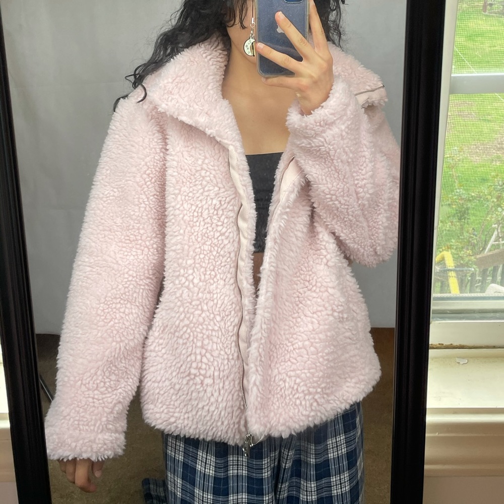 sherpa fleece jacket - Picture 1 of 4